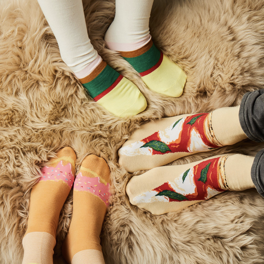 Food pizza socks