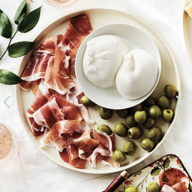 burrata cheese set