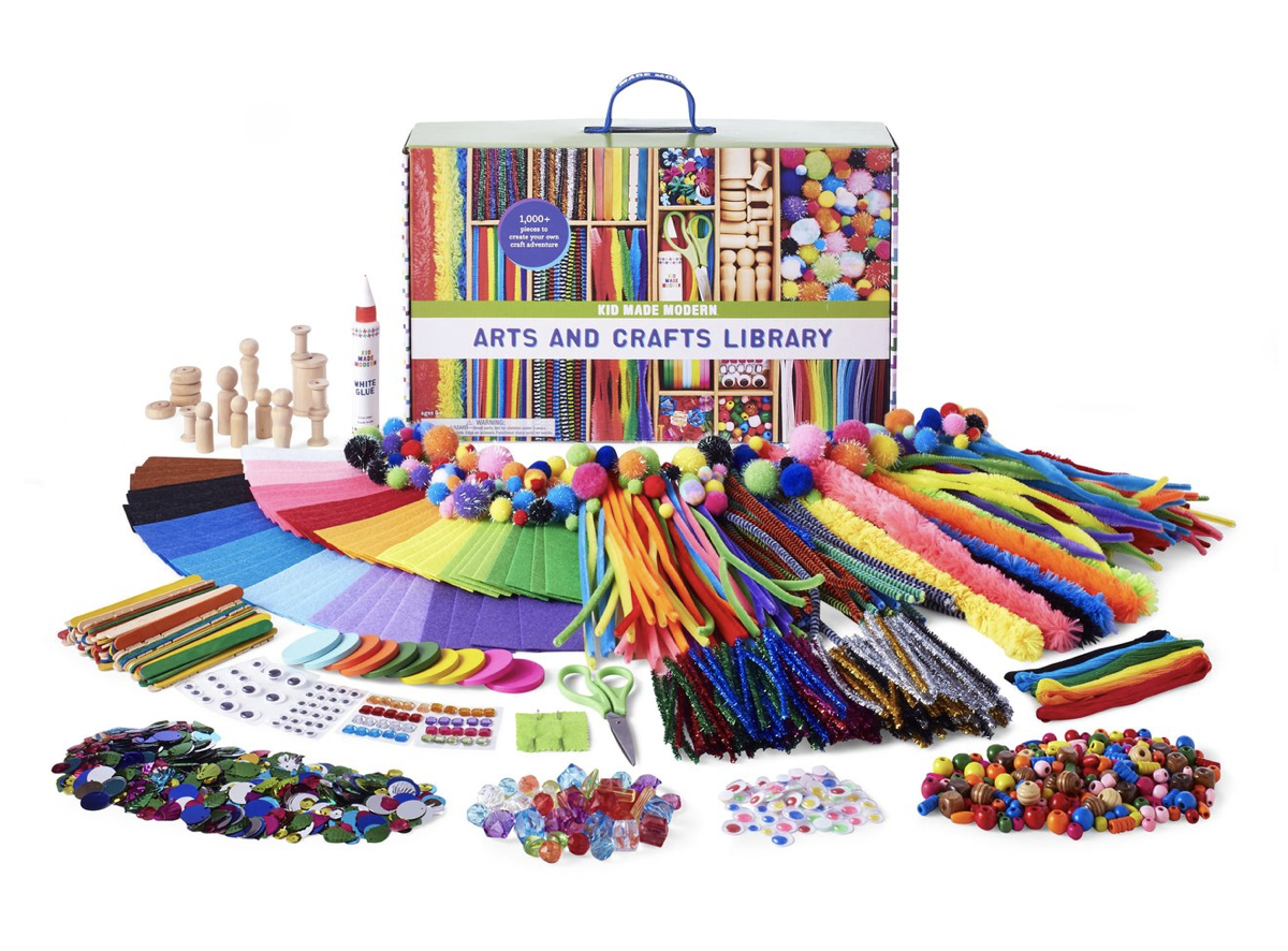 arts and crafts library kid made modern